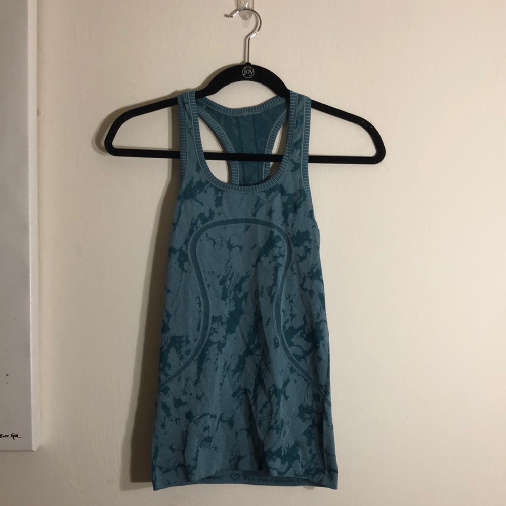 Lululemon Green Work-Out Tank